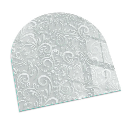 Kachel vloerplaat semi-ovale Elegant plantenpatroon