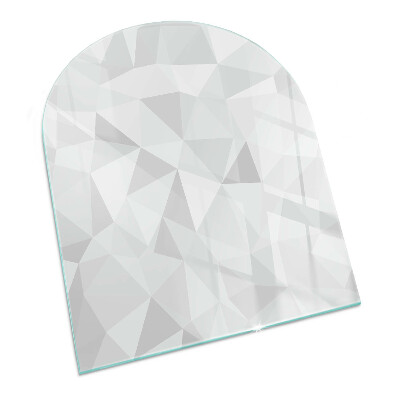 Vloerplaat openhaard semi-ovale Abstract geometrisch patroon
