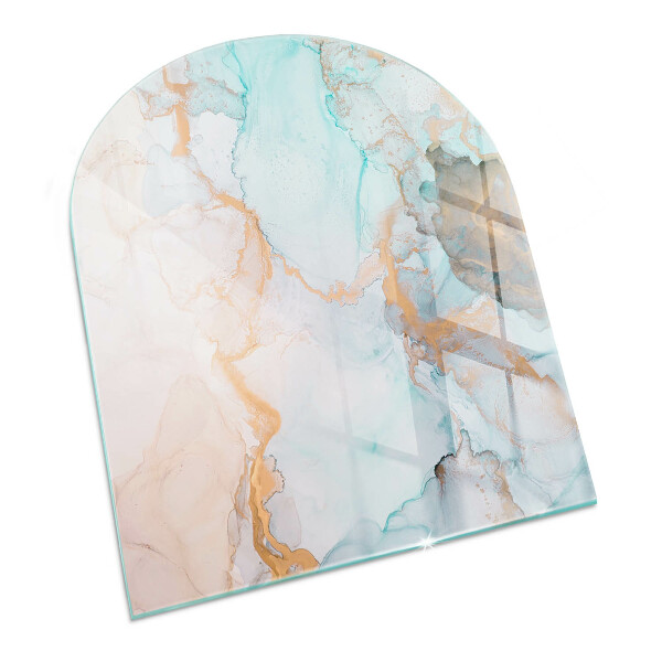 Kachel vloerplaat semi-ovale Abstract vloeistofpatroon