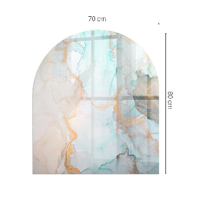 Kachel vloerplaat semi-ovale Abstract vloeistofpatroon