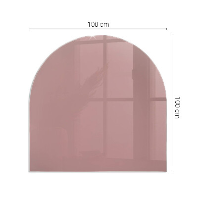 Kachel vloerplaat semi-ovale Kleur Roze