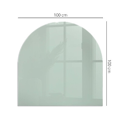Kachel vloerplaat semi-ovale Kleur Lichtgroen