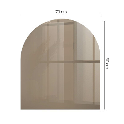 Kachel vloerplaat semi-ovale Kleur Bruin