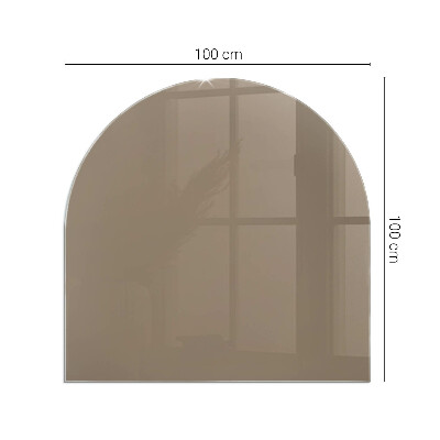 Kachel vloerplaat semi-ovale Kleur Bruin