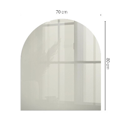 Kachel vloerplaat semi-ovale Kleur Licht Crème