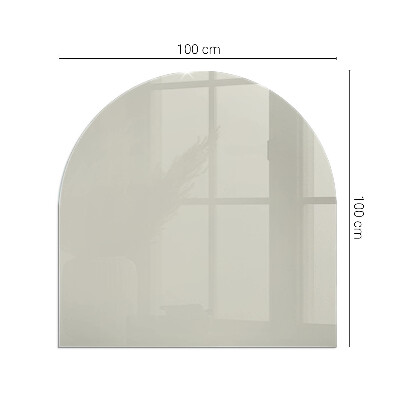 Kachel vloerplaat semi-ovale Kleur Licht Crème