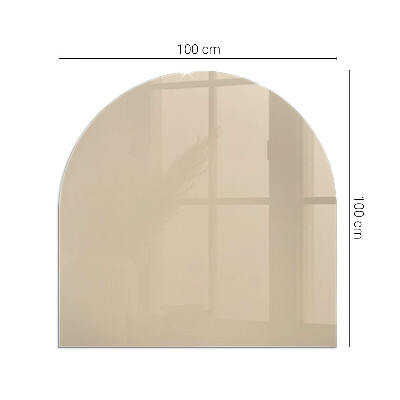 Kachel vloerplaat semi-ovale Kleur beige