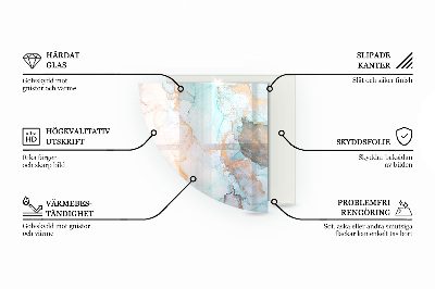 Plaat onder houtkachel kwart Abstract textuurpatroon