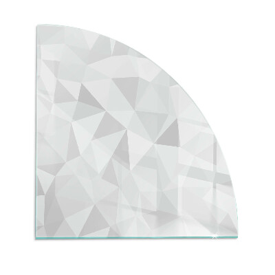 Plaat onder houtkachel kwart Abstract geometrisch patroon