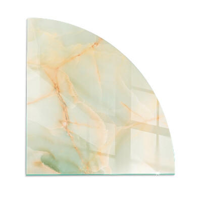 Plaat onder houtkachel kwart Abstract marmerpatroon