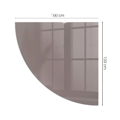 Plaat voor onder houtkachel kwart Kleur beige