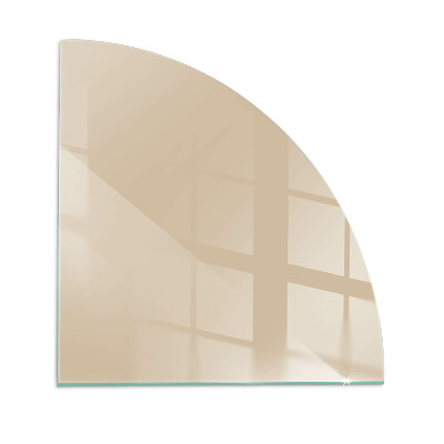 Plaat voor onder houtkachel kwart Kleur beige