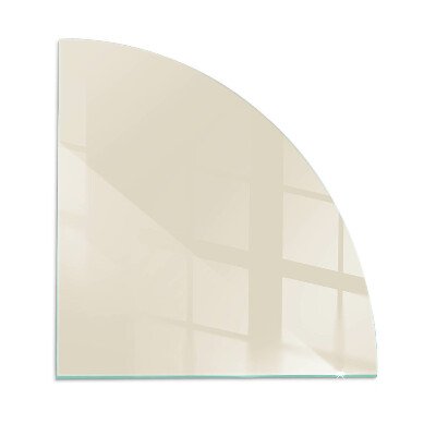 Plaat voor onder houtkachel kwart Kleur beige
