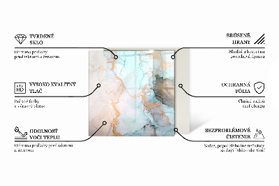 Vloerplaat voor houtkachel rechthoekig Natuursteen textuur