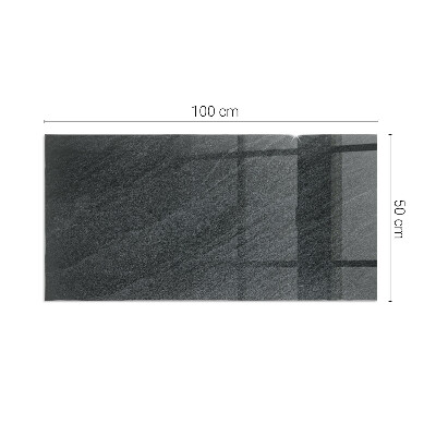 Vloerplaat voor houtkachel rechthoekig Natuursteen textuur