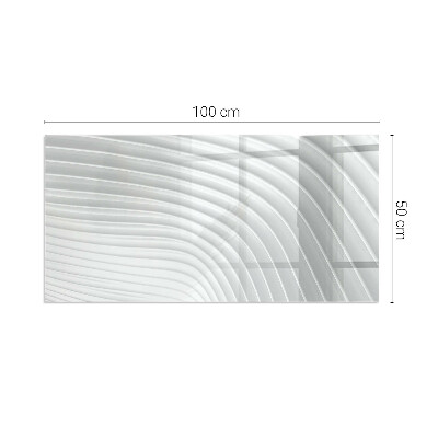 Kachel vloerplaat rechthoekige Golven van delicate lijnen