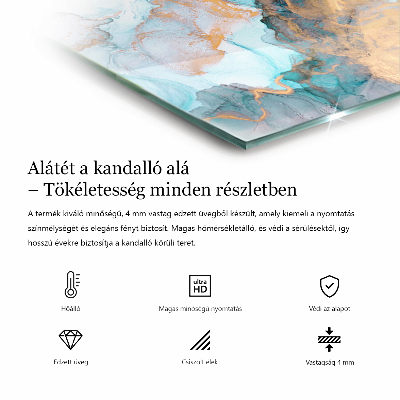 Vloerplaat voor houtkachel rechthoekig Geperforeerd plaatpatroon