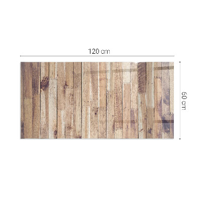 Vloerplaat voor houtkachel rechthoekig Houten plank in de lay-out