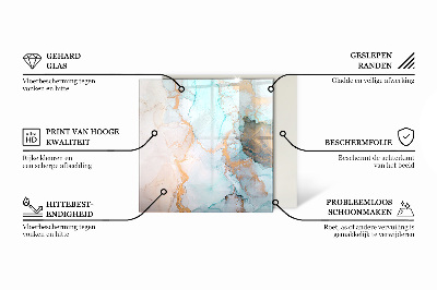 Vloerplaat voor houtkachel rechthoekig Abstract textuurpatroon