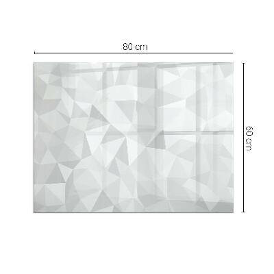 Vloerplaat voor houtkachel rechthoekig Abstract geometrisch patroon