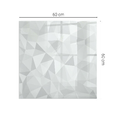 Vloerplaat voor houtkachel rechthoekig Abstract geometrisch patroon