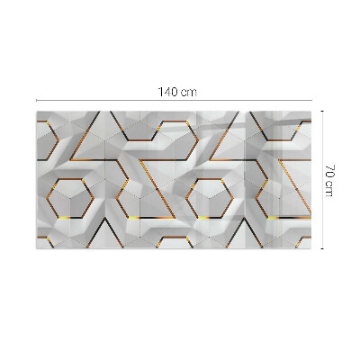 Kachel vloerplaat rechthoekige Geometrisch 3D-patroon