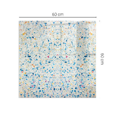 Vloerplaat voor houtkachel rechthoekig Abstract textuurpatroon