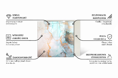 Vloerplaat voor houtkachel rechthoekig Abstract textuurpatroon