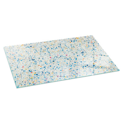 Vloerplaat voor houtkachel rechthoekig Abstract textuurpatroon