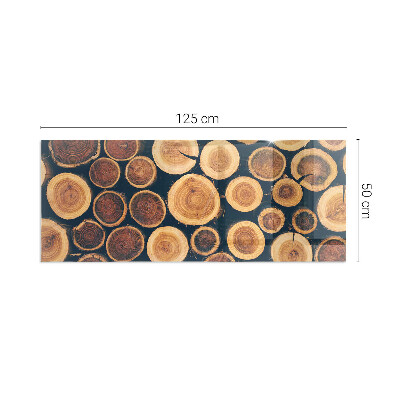 Vloerplaat voor houtkachel rechthoekig Doos met gesneden hout