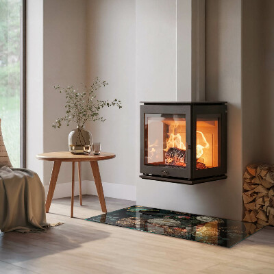 Kachel vloerplaat rechthoekige Bloemenpatroon met vlinders