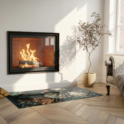 Kachel vloerplaat rechthoekige Bloemenpatroon met vlinders