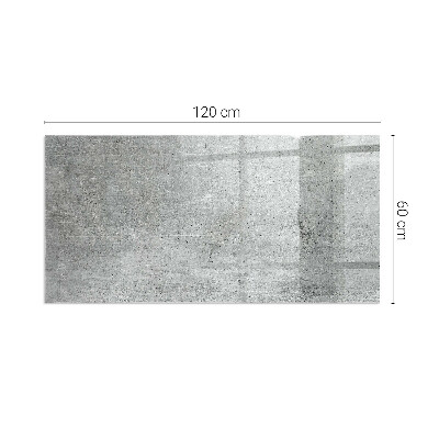 Vloerplaat voor houtkachel rechthoekig Ruwe betontextuur