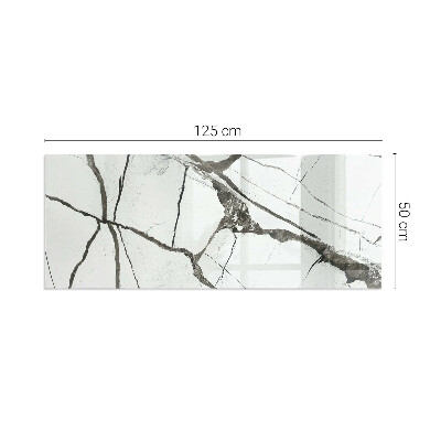 Vloerplaat voor houtkachel rechthoekig Marmeraderpatroon