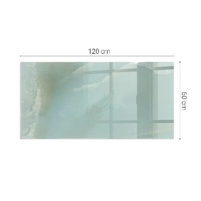 Vloerplaat voor houtkachel rechthoekig Fijn marmerpatroon