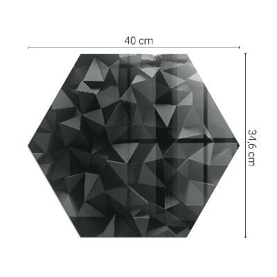 Vloerplaat openhaard hexagonal Geometrie in drie dimensies