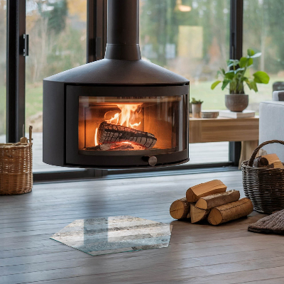 Plaat voor onder kachel hexagonal Bordkleuren in verschillende tinten