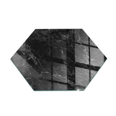 Vloerplaat openhaard hexagonal Stijlvol marmermotief