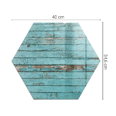Kachel vloerplaat hexagonal Rustieke planken in een natuurlijke stijl