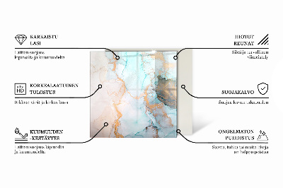 Plaat onder houtkachel hexagonal Opstelling van mozaïekdecoraties
