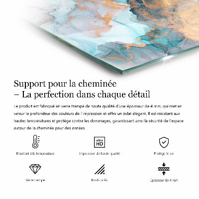 Plaat onder houtkachel hexagonal Mozaïek decoratieve patronen