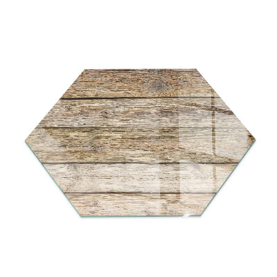 Kachel vloerplaat hexagonal Houten nerf in een natuurlijke stijl