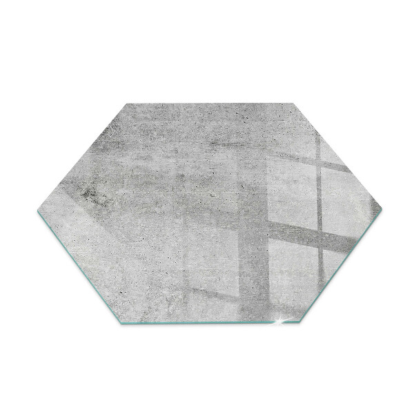 Vloerplaat openhaard hexagonal Ruw beton in minimalistische stijl