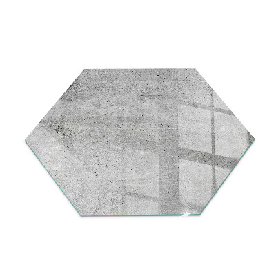 Vloerplaat openhaard hexagonal Ruw beton in minimalistische stijl