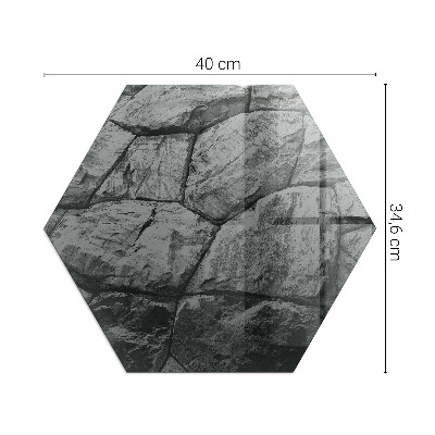 Kachel vloerplaat hexagonal Steenstijl in een natuurlijke uitvoering