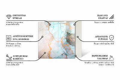 Plaat onder houtkachel hexagonal Kleur Bruin