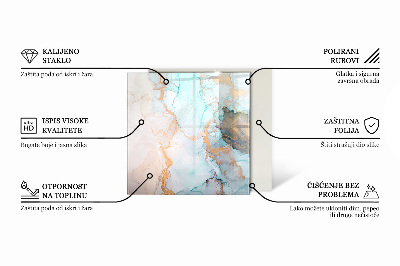 Vloerplaat openhaard hexagonal Kleur Bruin