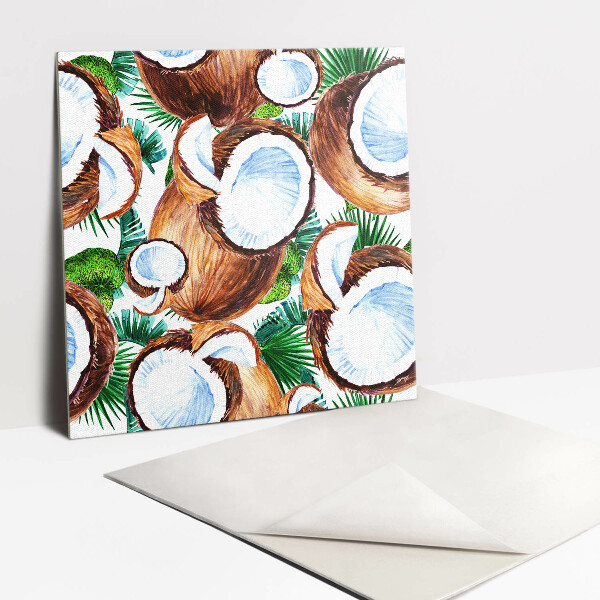 Vinyl tegels Kokosnoot