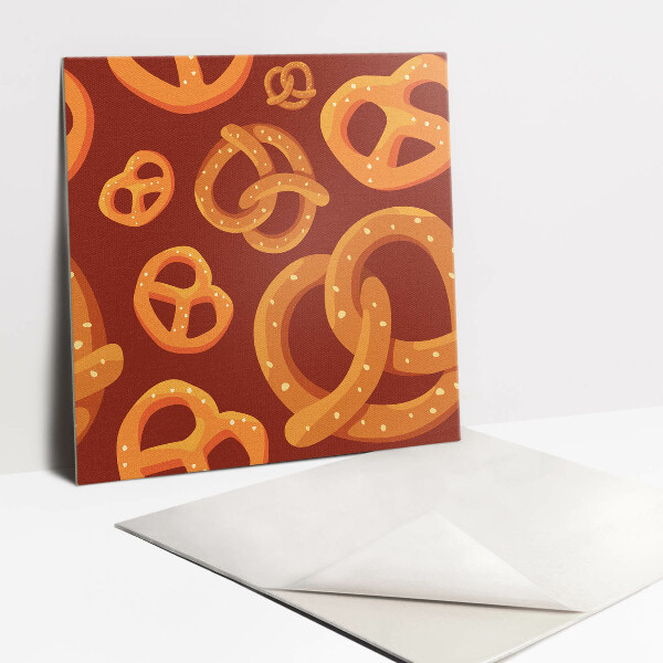 Vinyl tegels zelfklevend Sprookjesachtige pretzels