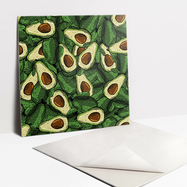 Vinyl tegels zelfklevend Groene avocado